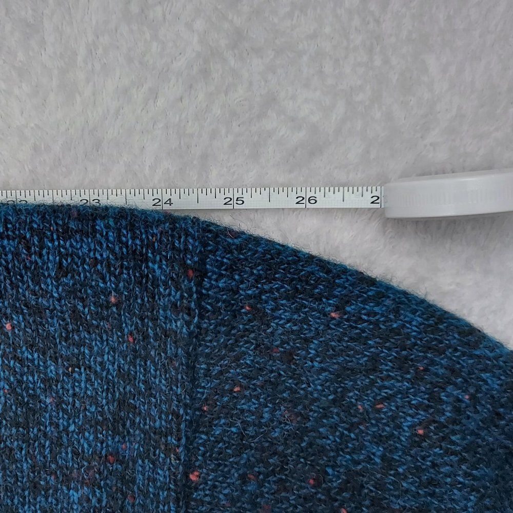 Vintage 1980s 1990s Jantzen Cardigan sweater, Unisex, Blue, L - Picture 8 of 16